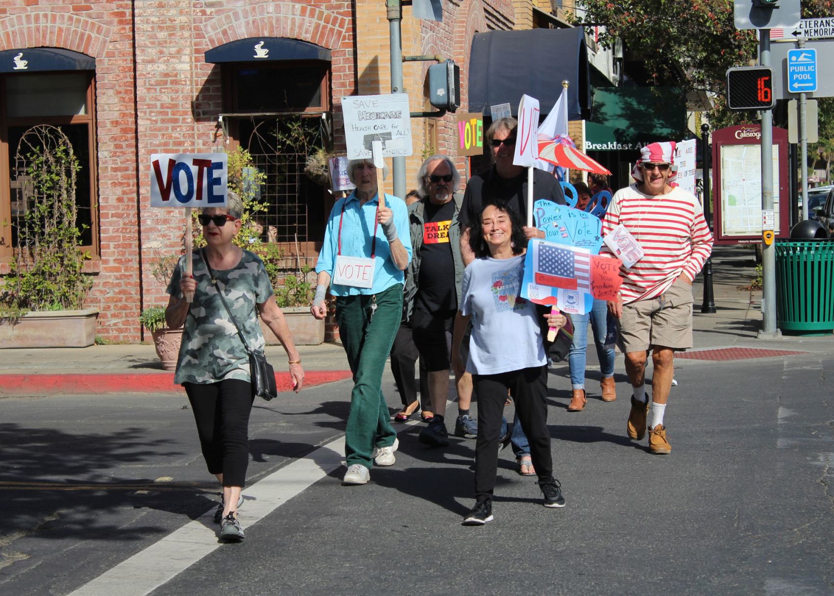 Walk for democracy